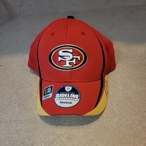 San Francisco 49ers Reebok authentic sideline hat NEW WITH TAGS- RARE